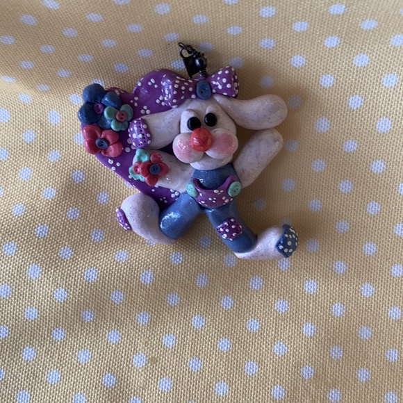 Handcrafted; Easter Bunny; Pastel; Ornament; - Picture 3 of 7